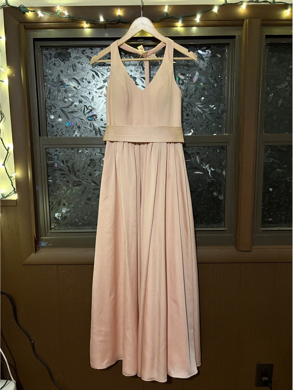 Vintage “Vera Wang White” Pale Pink Dress